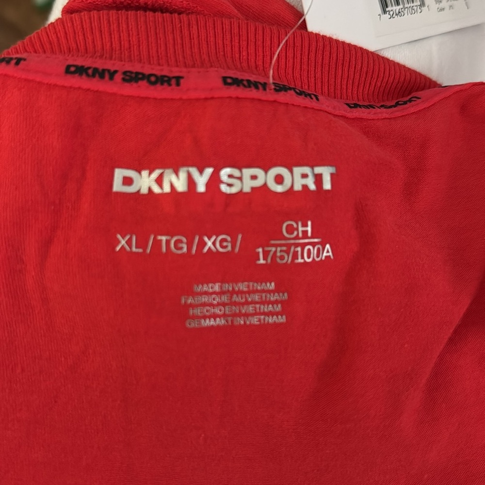 DKNY SPORT Red Tank Top NWT SZ XL - Picture 9 of 9